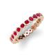 3 - Zhuri 2.40 mm Ruby Eternity Band 