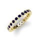 3 - Zhuri 2.40 mm Blue Sapphire Eternity Band 