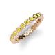 3 - Zhuri 2.40 mm Yellow Diamond Eternity Band 