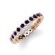 3 - Zhuri 2.40 mm Blue Sapphire Eternity Band 