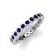 3 - Zhuri 2.40 mm Blue Sapphire Eternity Band 