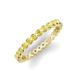 3 - Zhuri 2.00 mm Yellow Diamond Eternity Band 