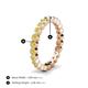 4 - Zhuri 2.40 mm Yellow Diamond Eternity Band 