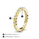 4 - Zhuri 2.40 mm Yellow Diamond and White Lab Grown Diamond Eternity Band 