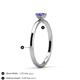 4 - Orla Oval Cut Tanzanite Solitaire Engagement Ring 