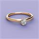 2 - Orla Oval Cut Forever Brilliant Moissanite Solitaire Engagement Ring 