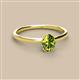 2 - Orla Oval Cut Peridot Solitaire Engagement Ring 