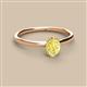 2 - Orla Oval Cut Yellow Sapphire Solitaire Engagement Ring 