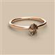 2 - Orla Oval Cut Smoky Quartz Solitaire Engagement Ring 