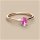 2 - Orla Oval Cut Pink Sapphire Solitaire Engagement Ring 