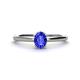 1 - Orla Oval Cut Tanzanite Solitaire Engagement Ring 