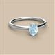 2 - Orla Oval Cut Aquamarine Solitaire Engagement Ring 