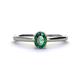 1 - Orla Oval Cut Lab Created Alexandrite Solitaire Engagement Ring 