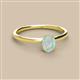2 - Orla Oval Cut Opal Solitaire Engagement Ring 