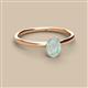 2 - Orla Oval Cut Opal Solitaire Engagement Ring 