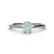 1 - Orla Oval Cut Opal Solitaire Engagement Ring 