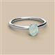 2 - Orla Oval Cut Opal Solitaire Engagement Ring 
