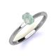 3 - Orla Oval Cut Opal Solitaire Engagement Ring 