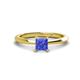 1 - Zelda Princess Cut 5.5mm Tanzanite Solitaire Engagement Ring 