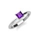 3 - Zelda Princess Cut 5.5mm Amethyst Solitaire Engagement Ring 