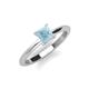 3 - Zelda Princess Cut 5.5mm Aquamarine Solitaire Engagement Ring 