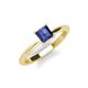 3 - Zelda Princess Cut 5.5mm Iolite Solitaire Engagement Ring 
