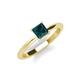 3 - Zelda Princess Cut 5.5mm London Blue Topaz Solitaire Engagement Ring 