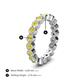4 - Zhuri 2.70 mm Yellow Diamond Eternity Band 