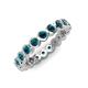 3 - Zhuri 2.70 mm Blue Diamond Eternity Band 