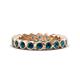 1 - Zhuri 2.70 mm Blue Diamond Eternity Band 
