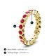 4 - Zhuri 2.70 mm Ruby Eternity Band 