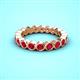 2 - Zhuri 2.70 mm Ruby Eternity Band 