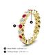 5 - Zhuri 2.70 mm Ruby and Diamond Eternity Band 