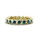 1 - Zhuri 3.00 mm Blue Diamond Eternity Band 