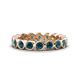 1 - Zhuri 3.00 mm Blue Diamond Eternity Band 