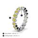 4 - Zhuri 3.00 mm Yellow Diamond Eternity Band 