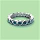 2 - Zhuri 3.00 mm Blue Diamond Eternity Band 
