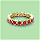 2 - Zhuri 3.00 mm Ruby Eternity Band 