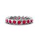 1 - Zhuri 3.00 mm Ruby Eternity Band 