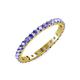 4 - Audrey 2.70 mm Tanzanite U Prong Eternity Band 