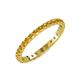4 - Audrey 2.70 mm Citrine U Prong Eternity Band 