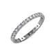4 - Audrey 2.70 mm Diamond U Prong Eternity Band 