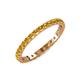 4 - Audrey 2.70 mm Citrine U Prong Eternity Band 