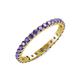 4 - Audrey 2.70 mm Iolite U Prong Eternity Band 