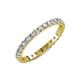 4 - Audrey 2.70 mm Diamond U Prong Eternity Band 