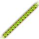 2 - Abril 3.80 mm Round Peridot Eternity Tennis Bracelet 