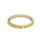 3 - Audrey 2.00 mm Yellow Sapphire U Prong Eternity Band 