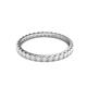 3 - Audrey 2.00 mm White Sapphire U Prong Eternity Band 