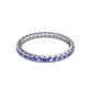 3 - Audrey 2.00 mm Tanzanite U Prong Eternity Band 
