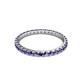 3 - Audrey 2.00 mm Iolite U Prong Eternity Band 